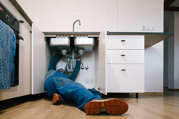 Professional Drain Cleaning technician working in Thornville, OH